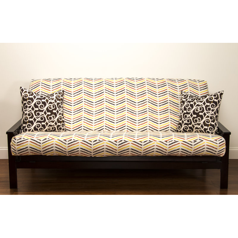 Housse pour futon à fermeture éclair Sarsi, 6 po Double