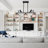 3-Light Dimmable Modern Linear Bird Chandelier
