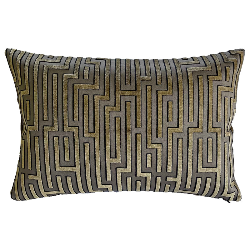 Coussin en velours par Kravet Couture