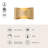 10-in Black Dimmable LED Wall Sconce-1027952353