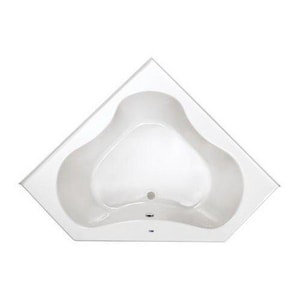 60'' x 60'' Soaking Acrylic Bathtub, White