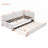 Upholstered Daybed with Trundle Sofa Bed Frame, No Box Spring Needed, Linen Fabric for Durability and Comfort-754002857