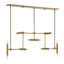Luminaire suspendu moderne 14 lumières Uttermost Cadre