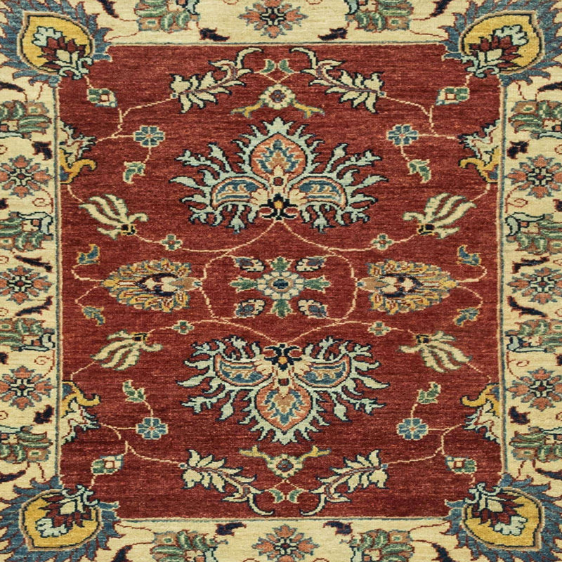 Abstract Indoor Rug, Square 3"