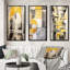 «Yellow and Gray Intersecting Realities», 3 pièces-1111952475-1111952474