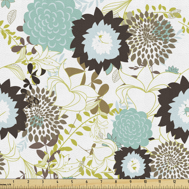 Fab_43501_ Tissu rétro par The Yard Fabric, l 58 po x L 180 po