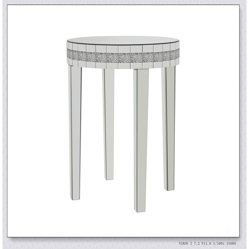 Table de petit déjeuner à miroir Artisanal