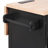 56.5'' Kitchen Island With Drop Leaf, Power Outlet, Embossed Vertical Stripe Rolling Kitchen Cart On Wheels