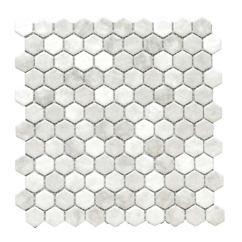Eterna 1" x 1" Straight Edge Glass Mosaic Wall And Floor Tile, Shabby Gray