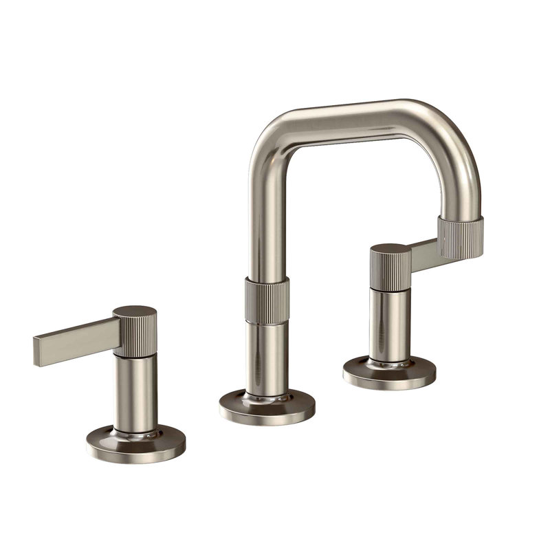 Pardees Widespread Bathroom Faucet with Drain Assembly, Antique Nickel