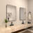 Scannell Rectangular Framed Wall Bathroom Vanity Mirror In Gun-179857958-179179713
