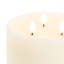 Unscented Flameless Pillar Candle with Plastic Holder
