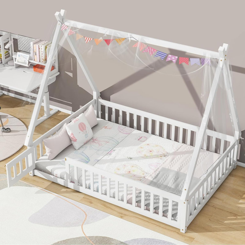Dhima Kids Platform, Full, White