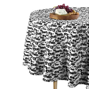 Ehren Geometric Round Tablecloth