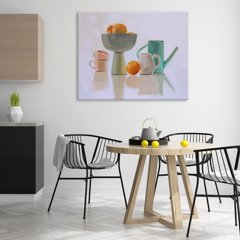 Art mural sur toile Reflection Pottery Still Life, H 36 po x l 48 po
