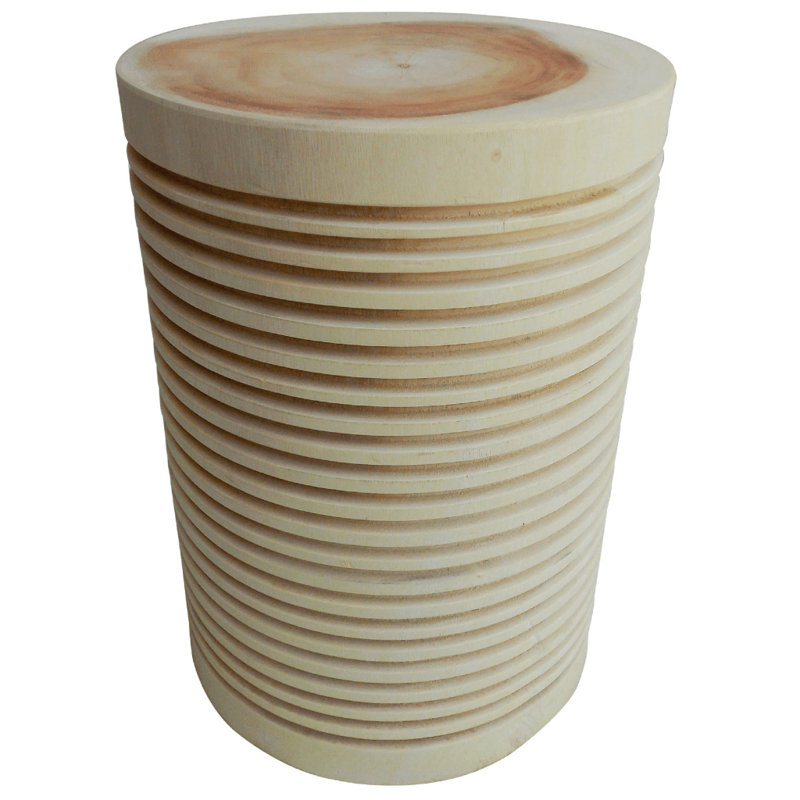 Tabouret de patio en bois Ade Suar