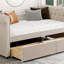 Lit de jour simple tapissier avec tiroirs, support en lattes de bois (lit de jour)-1960230993