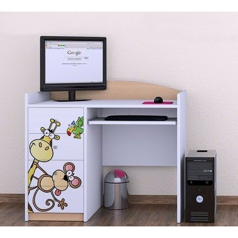 Bunny 100cm Computer Desk, Beige