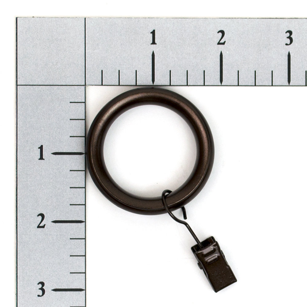 Vasios Curtain Rings, Bronze