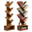Sorbus 44.25"H x 15"W Tree 7 Tier Bookshelf with Storage Shelf, Cable Access, and Non-Slip Pads, Brown-115667333