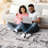 Living Room Bedroom Dining Home Office Area Rug 6X9, Cream/Brown Abstract, Non-Shedding, Stain-, Chic 6X9 Rug, Abstract Decoration, Non-Shedding Stain , For-1331210286