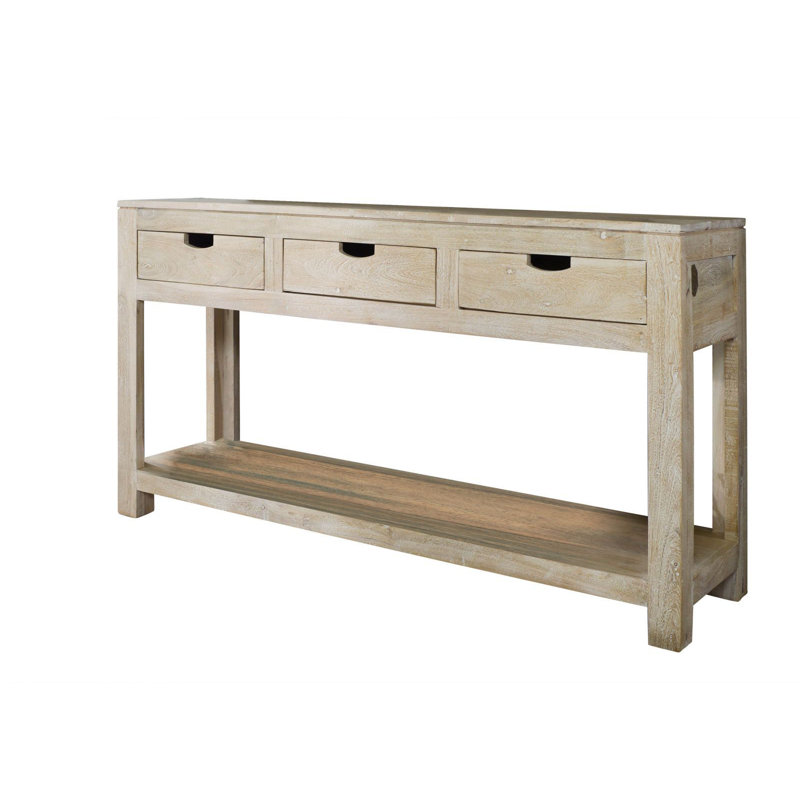 Nature 140cm Solid Wood Console Table