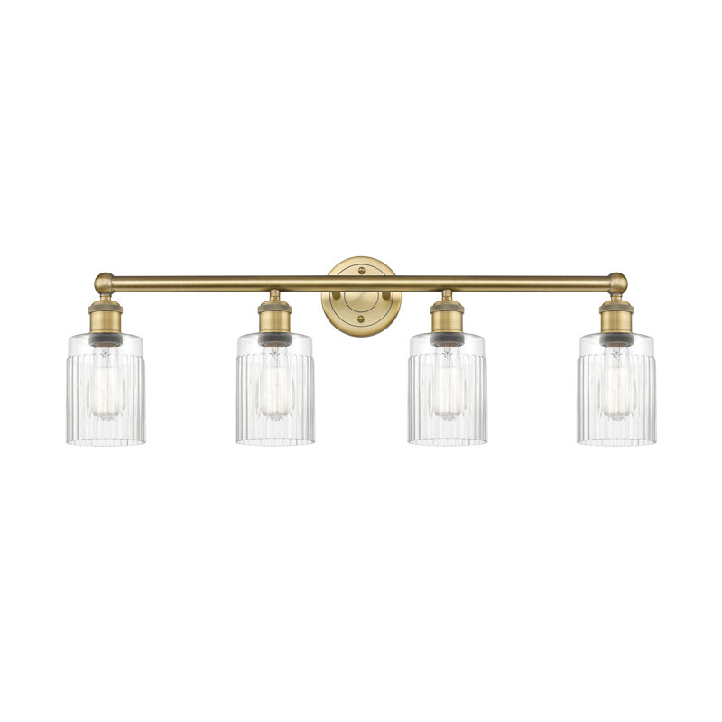 Kamena 4 - Light Dimmable Vanity Light, Clear, Brushed Brass