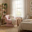 Chaise de meuble-lavabo pivotante rembourrée avec coussin-1813012108