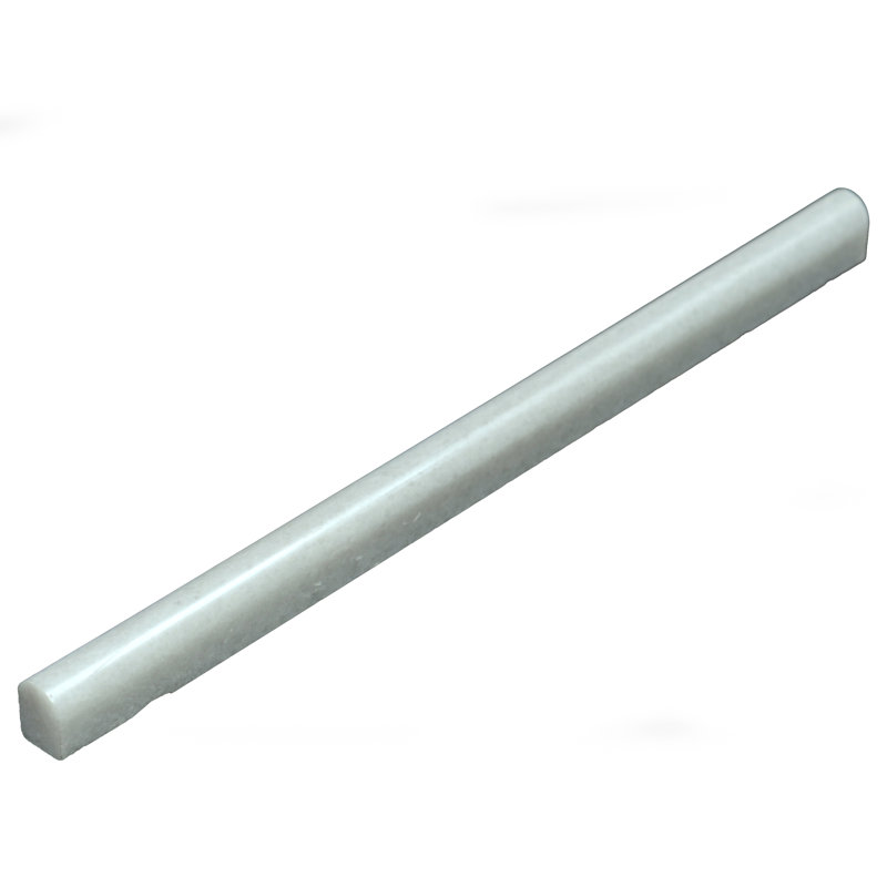 Garniture de tuile en marbre poli 12" x 0,75" gris Equator