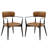 Bittor Faux Leather Armchair-319004839