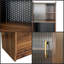 Bureau d'ordinateur pliant avec rangement