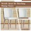 Table de salle à manger ronde avec plateau tournant à 360 ° lisse - Plateau en pierre frittée résistant aux taches et à la chaleur, design minimaliste moderne pour la salle à manger, la cuisine, le coin repas, l'espace compact-1145260153