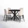 Folmar 4 - Person Dining Table Sets With 39.4'' Round Table & 4 Upholstered Chenille Chairs