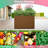 Large Rectangular Planter - Metal Rectangular Planter Box with Drainage Holes for Indoor and Outdoor Use-743315941-743315929