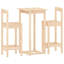 Pine Solid Wood Dining Set-2114631658