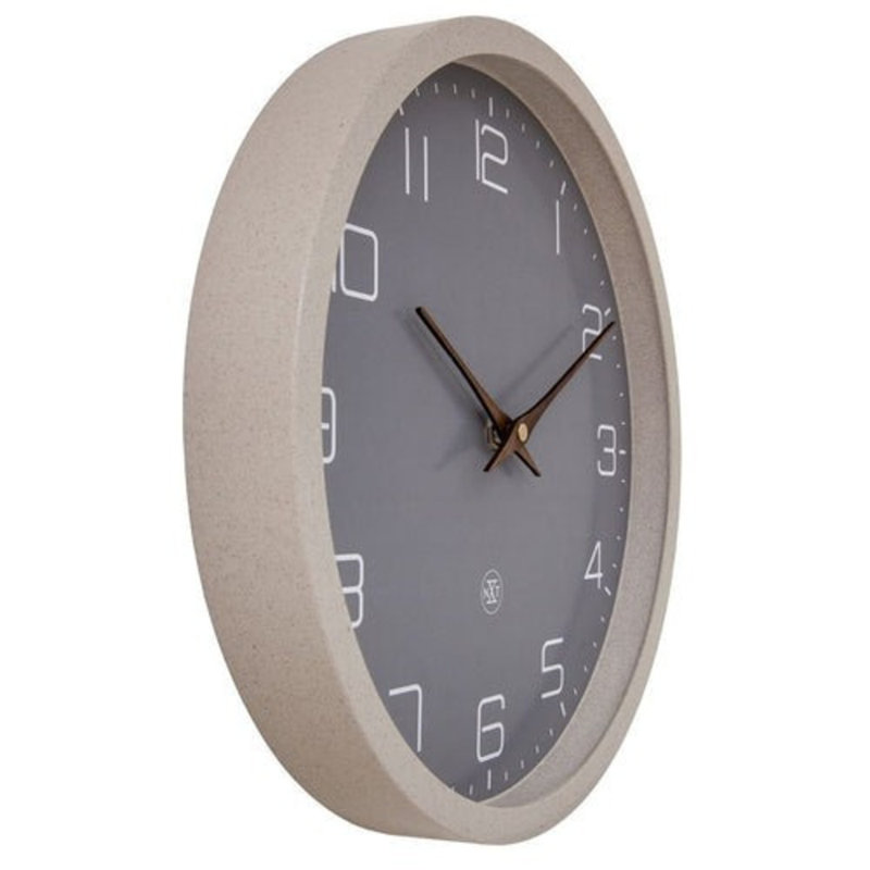 ECO 11.8-Inch Wall Clock, Beige