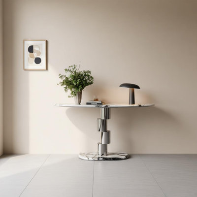Table d'entrée de luxe minimaliste italienne