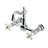 Kingston Brass Heritage Double-Handle 2-Hole Wall-Mount Bridge Kitchen Faucet-93672761