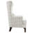 Sonali Upholstered High Wingback Accent Chair Latte-93547761