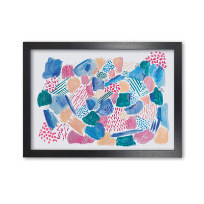 Mark Making Pattern 1 Piece Wall Art