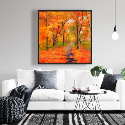«Autumn Trail In The Forest» sur toile
