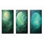 Jade Jewel Spooky Mooonlight Fog - Moon, impression d'art mural, ensemble de 4-1665802554-1665802555