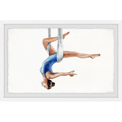 Nipper Aerial Silk Acrobat Framed Print