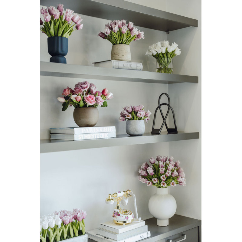 Elio Realtouch Rose And Tulip Arrangement