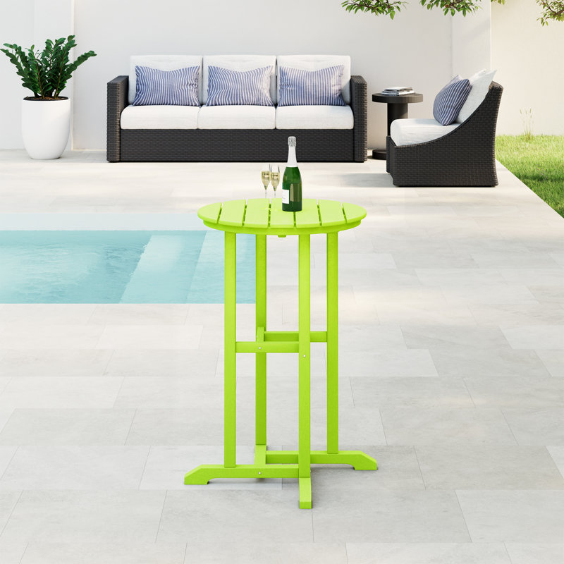 Table de bar d'extérieur Laguna, Vert, 37'' H X 27'' D X 27'' W