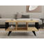 Table basse moderne, couleur saphir, 35,4 x 15,7 x 23,6 pouces | 100% panneau de particules enduit de mélamine, épaisseur: 0,7 pouce | Design scandinave, couleur unie, élégant et fonctionnel pour les salons et les salons-192257622