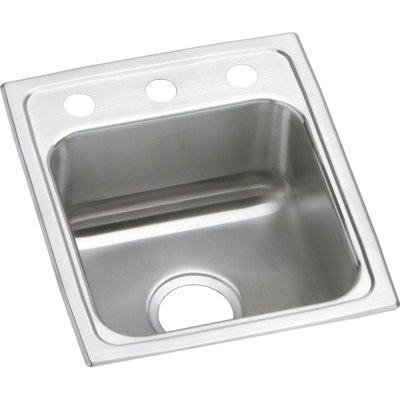 Lustertone 15" L x 17.5" W Bar Sink