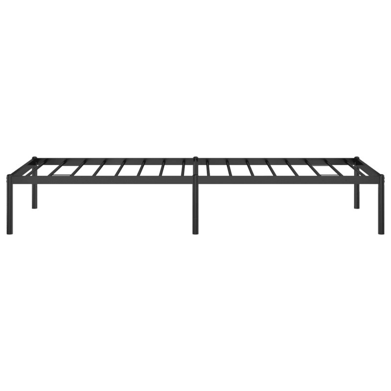 Bintou UK Super King - DE 180 X 200 Cm Metal Bed, Small Single (2'6), Black