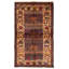 Tapis bleu marine foncé Rare War 3 pi 11 po x 6 pi 7 po