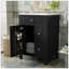 Meuble-lavabo de 24 po avec lavabo en céramique-993447063